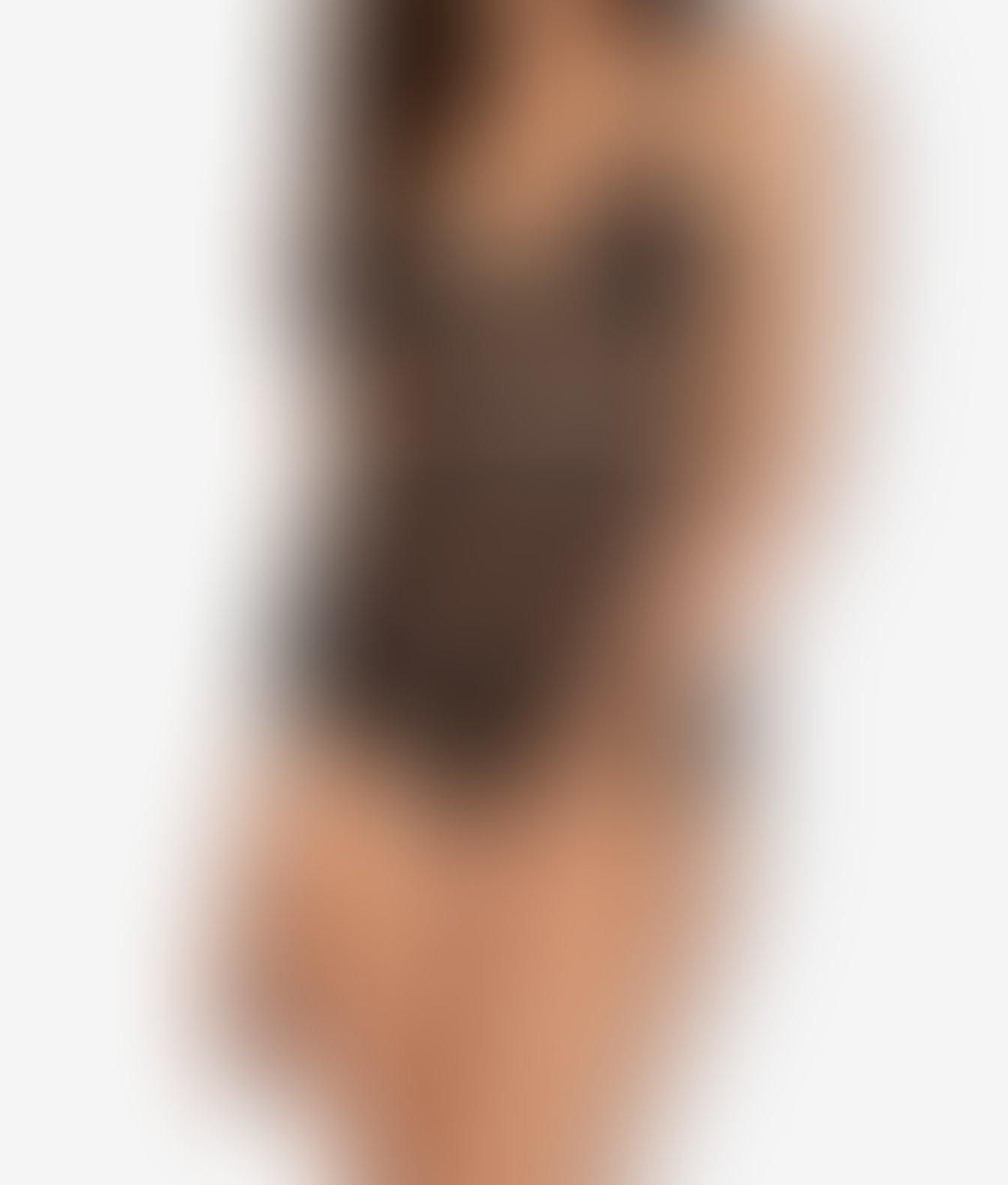 Obsessive 838-TED-1 teddy opencrotch černé body s otevřeným rozkrokem