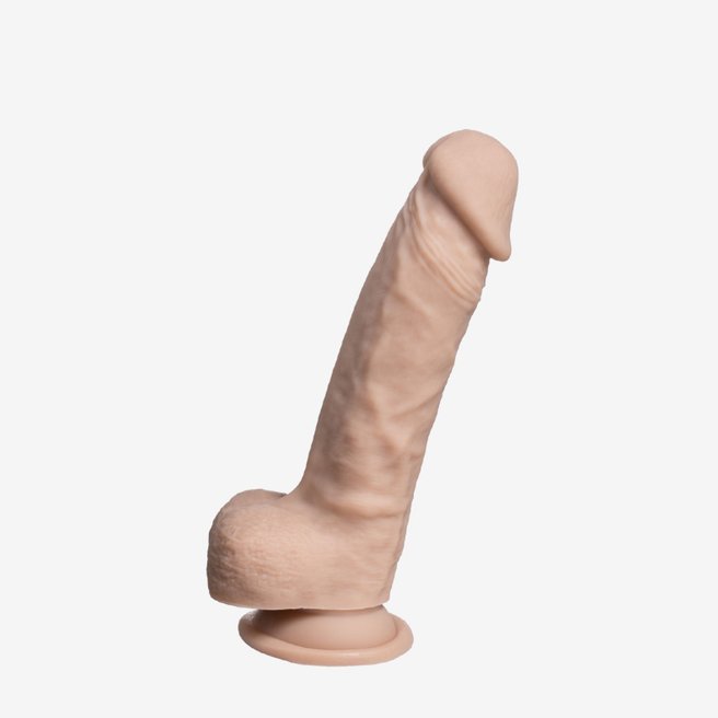 SilexD Real Skin dildo z przyssawką 17,8 cm długości
