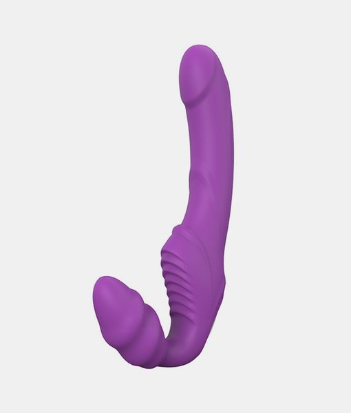 Dream Toys vibes of love double dipper purple vibrátor s králíčkem