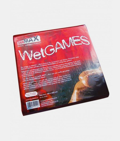 Joydivision SexMAX WetGAMES Vinyl Sheet 180 x 220 cm Red