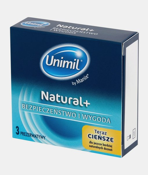 Unimil Natural 3 kusy kondomů