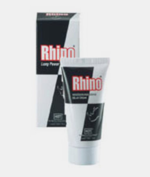 HOT Rhino Long Power Cream 30ml krém na oddálení ejakulace