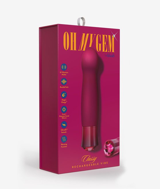 Blush Oh My Gem Classy Garnet miniwibrator