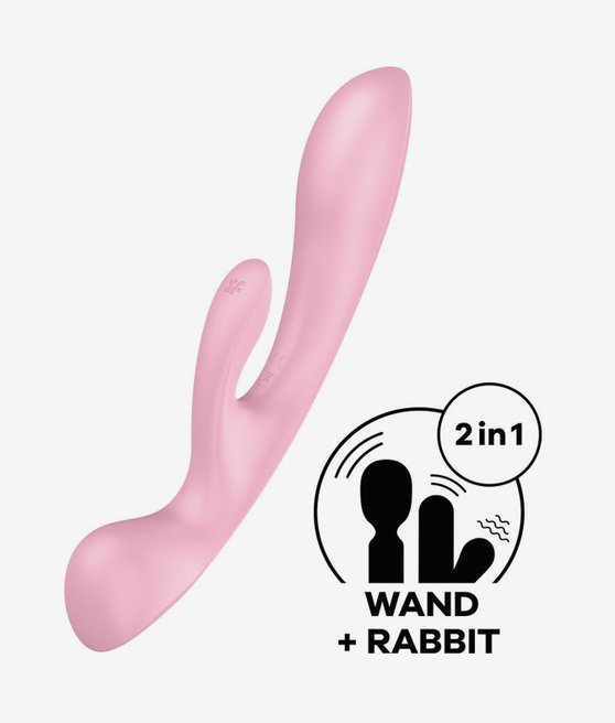 Satisfyer Triple Oh vibrátor s králíčkem a wand