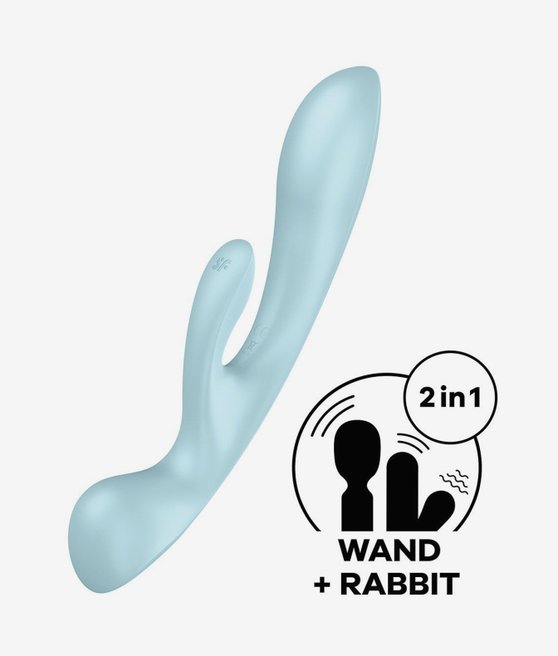 Satisfyer Triple Oh vibrátor s králíčkem a wand