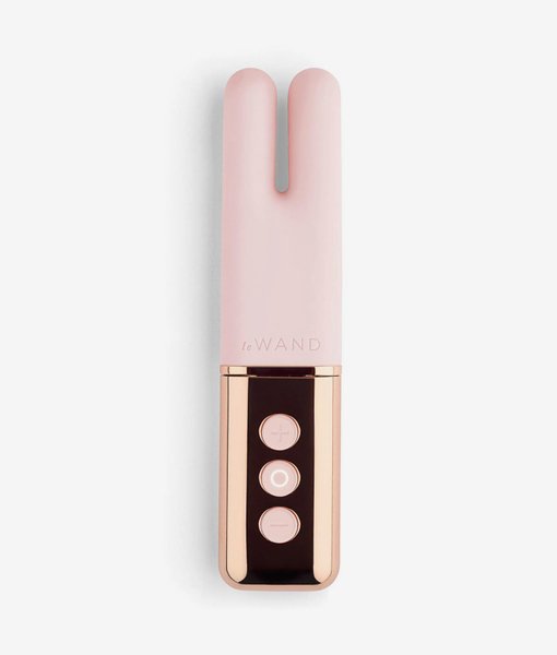 Le Wand Deux Twin Motor Rechargeable vibrátor Rose Gold