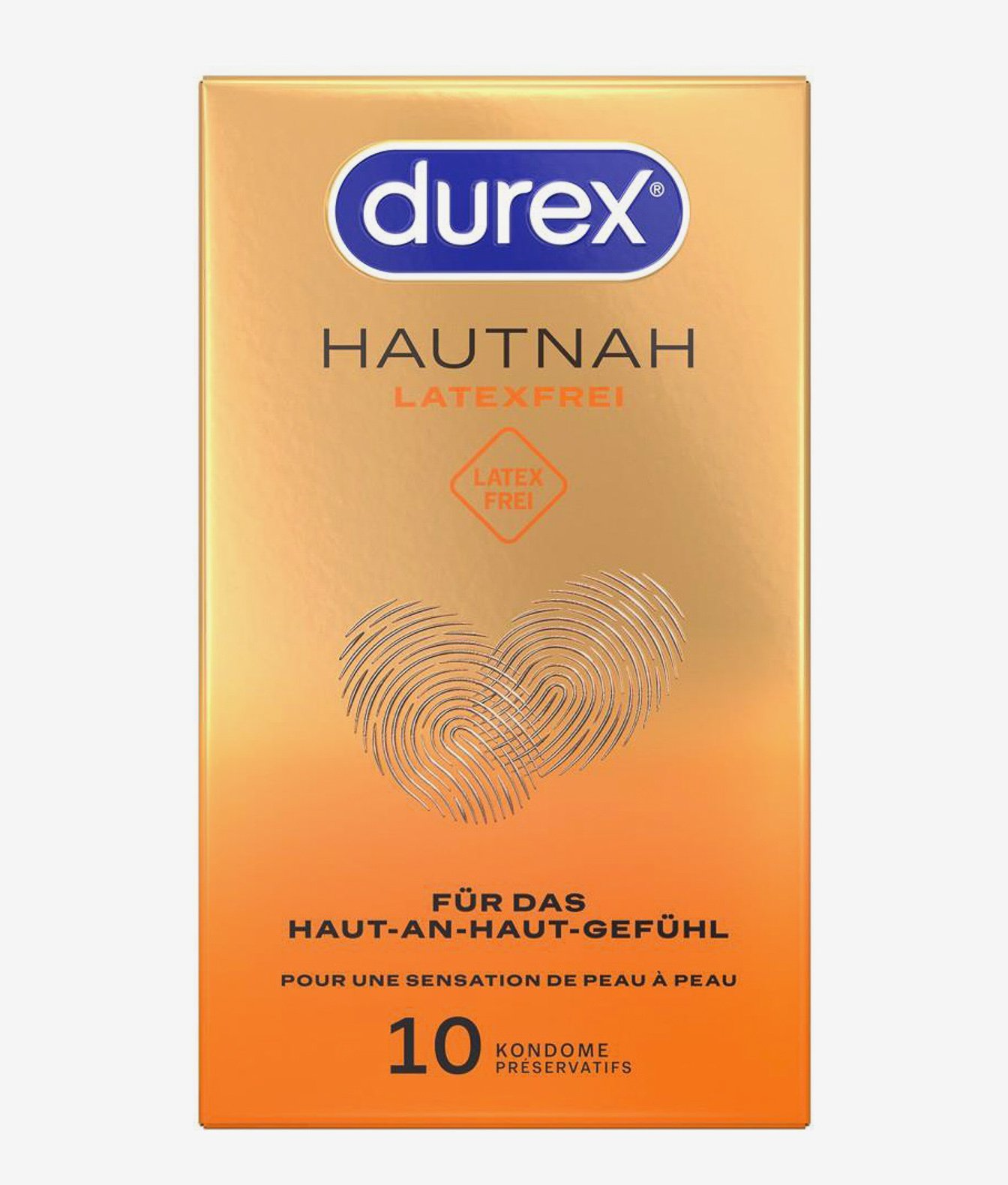 Durex Hautnah Latexfrei 10 sztuk prezerwatywy bez lateksu