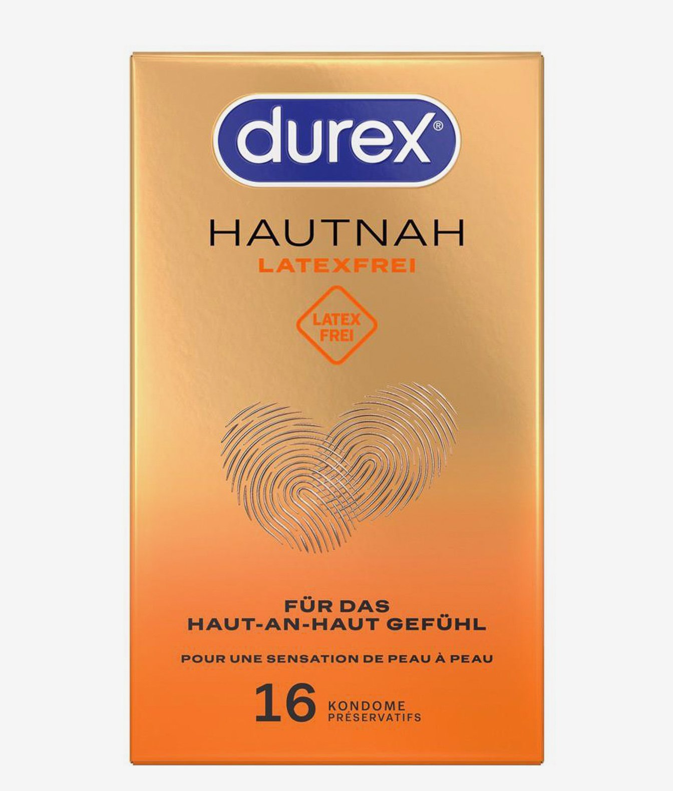 Durex Hautnah Latexfrei 16 sztuk prezerwatywy bez lateksu