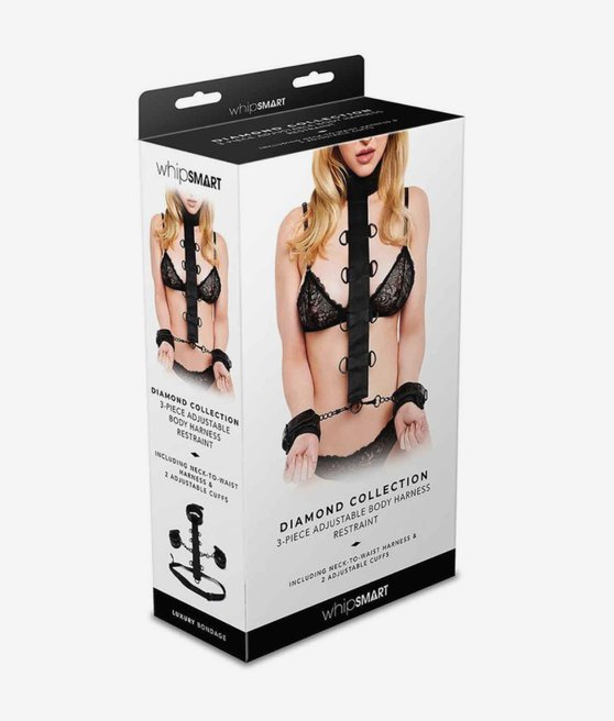 WHIPSMART DIAMOND 3PC RESTRAINT SET BLK