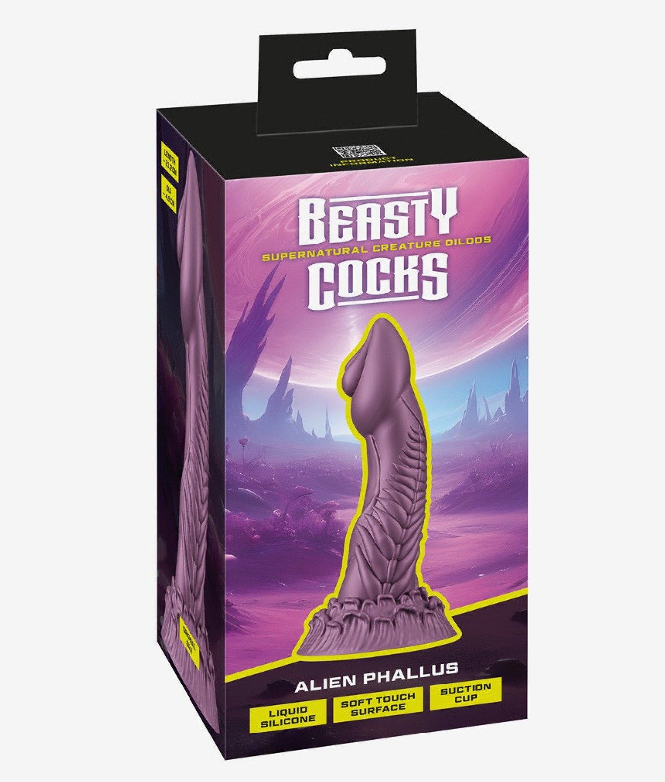 You2Toys Beasty Cocks Alien Phallus dildo z przyssawką