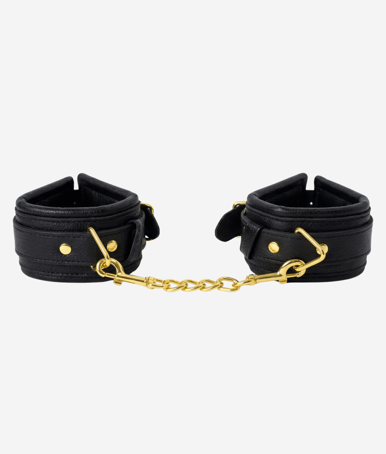 Mr. & Mrs. Regulowane kajdanki na kostki czarne