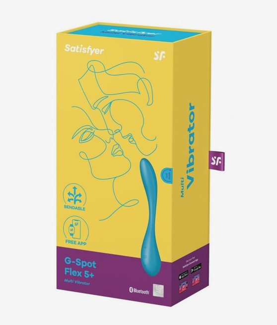 Satisfyer GSpot Flex 5 Flexible GSpot vibrátor with app control Blue