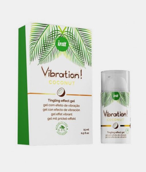 Intt Vibration Coconut Oil Vegan 15ml Stimulační masážní olej veganský