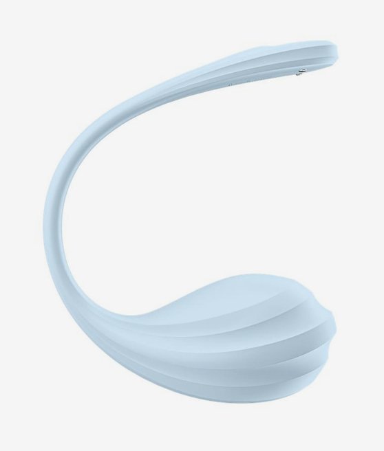 Satisfyer Smooth Petal wibrująca kulka light blue