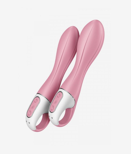Satisfyer Air Pump Vibrator 2 light red pompowany