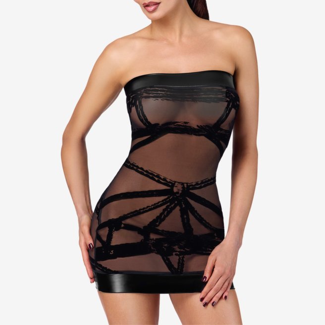 Noir Handmade Bondesque Off Shoulder F359 krótka sukienka