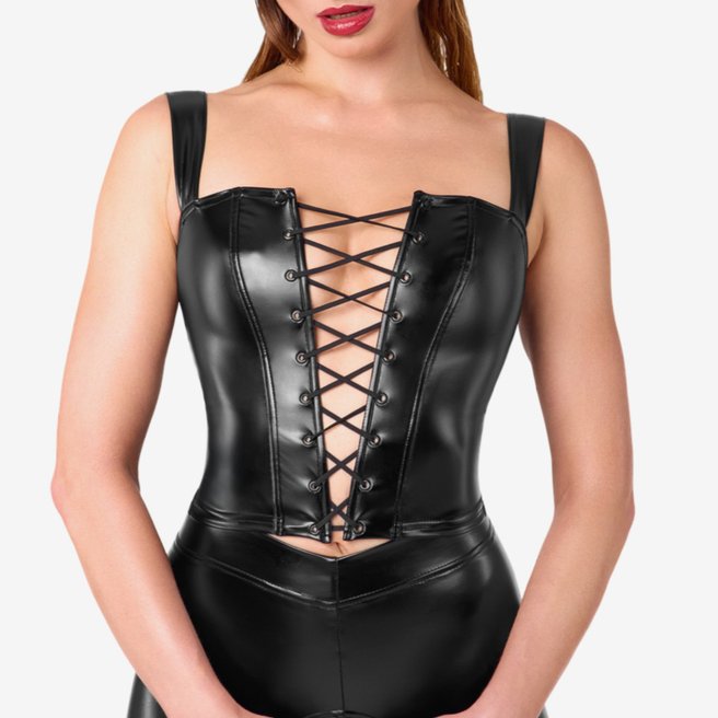 Noir Handmade Vixen Lace Up F365 top gorsetowy