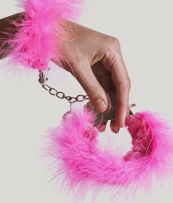 Adrien Lastic furry cuffs