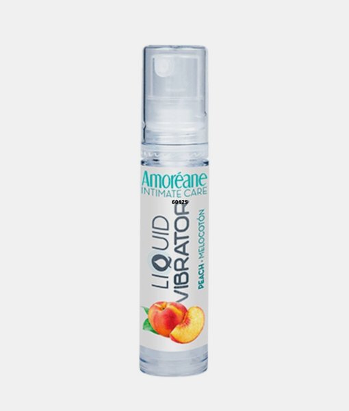 Amoreane liquid vibrátor 10 ml peach