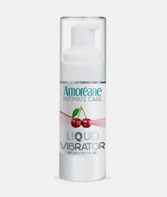 Amoreane liquid vibrátor cherry 30 ml