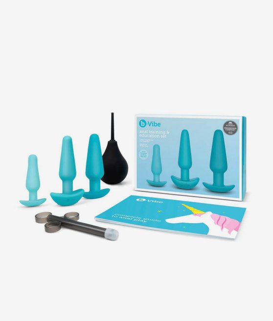 BVibe Anal Training Education Set Blue