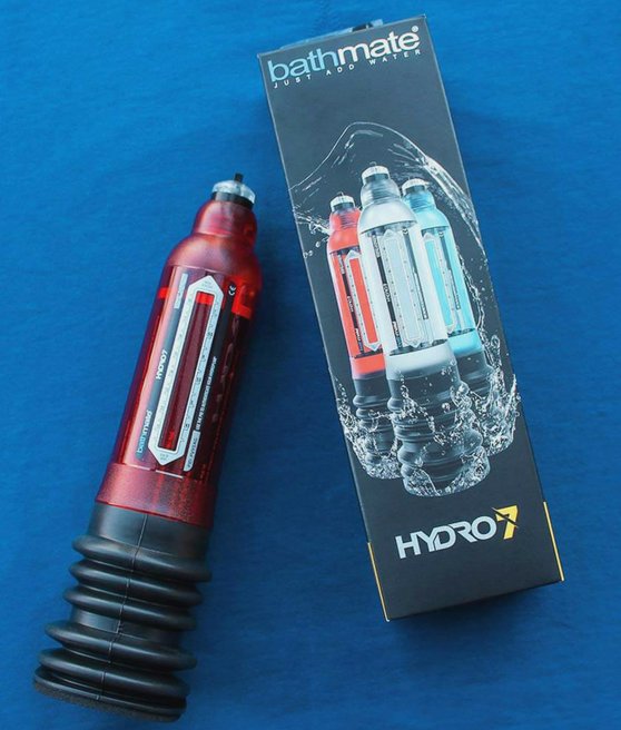 Bathmate Hydro7 Penis Pump Brilliant Red