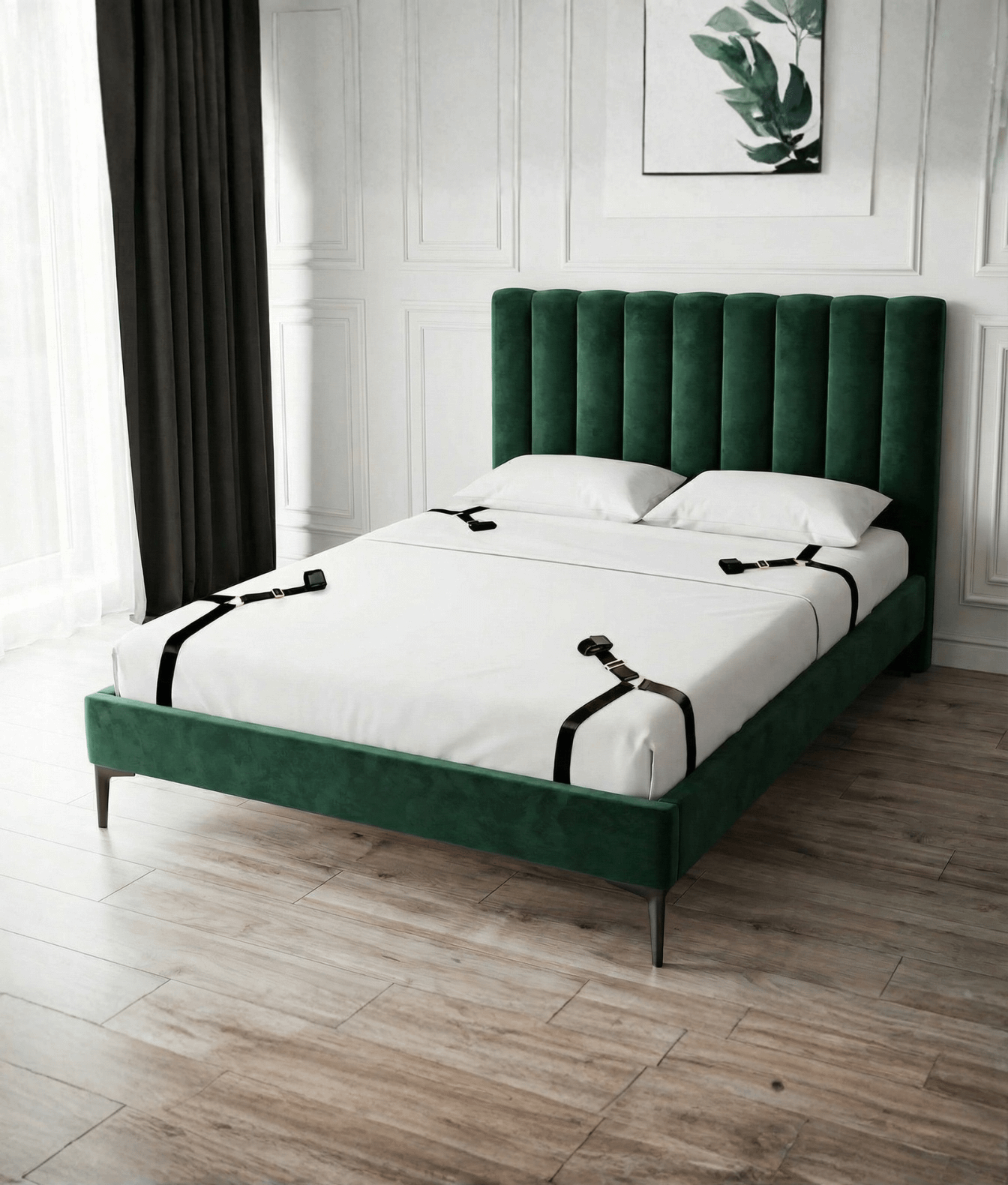 Mr. & Mrs. Bed Straps Set regulowane pasy do łóżka