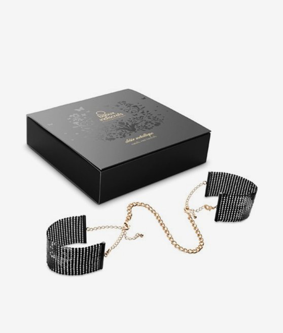 Bijoux Indiscrets Desir Metallique Cuffs Black