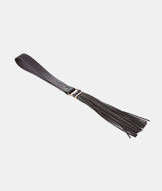 Bijoux Indiscrets Maze Tassel Flogger Black