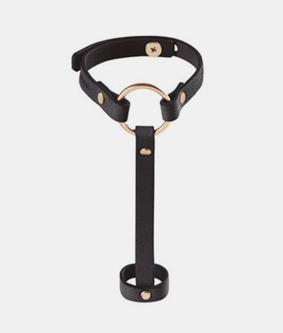 Bijoux Indiscrets Maze Simple Hand Piece Black