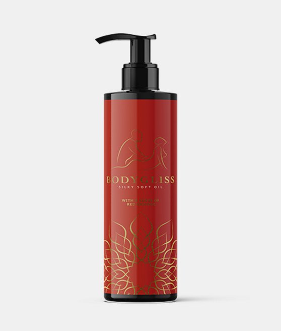 BodyGliss Massage Collection Silky Soft Oil Red Orange 150 ml