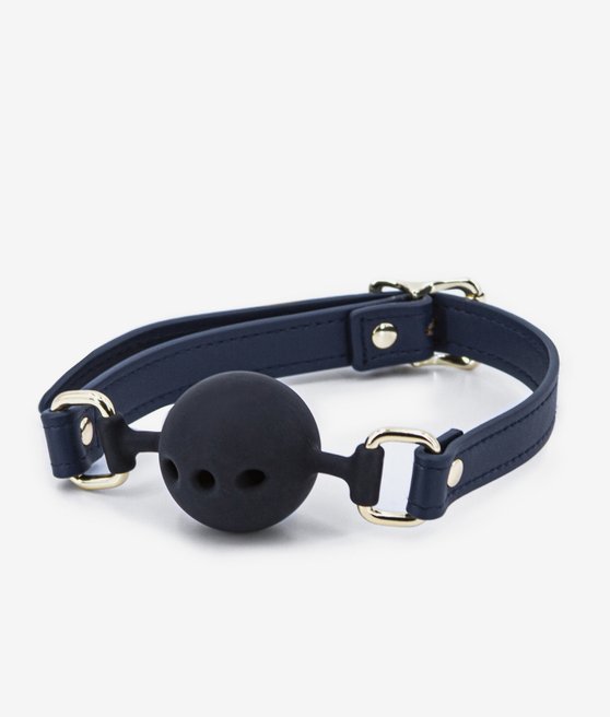 BONDAGE COUTURE BALL GAG BLUE