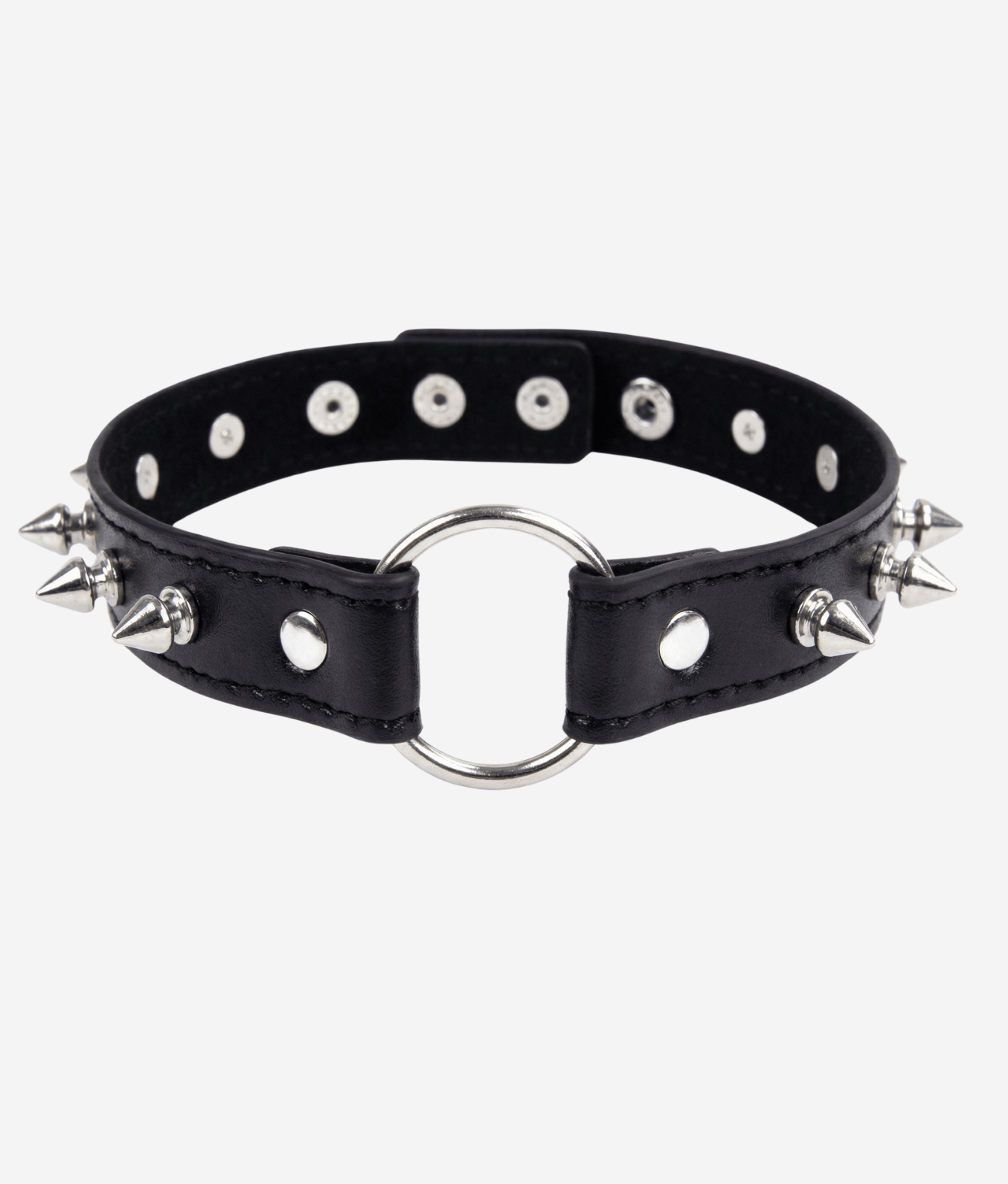 Mr. & Mrs. Choker dekoracyjny z ćwiekami czarny