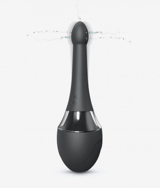 Dorcel Douche Mate Pro Anal Cleanser and vibrátor Black 6072561