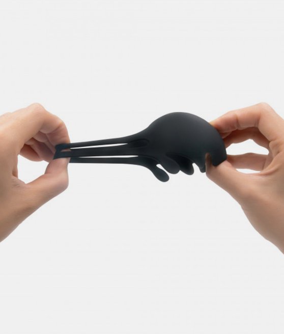 Dorcel Fun Bag Vibrating Cockring and Testicle Stimulator Black 6072479