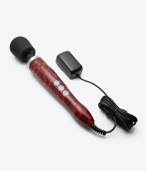 Doxy Die Cast Wand Massager Rose Pattern