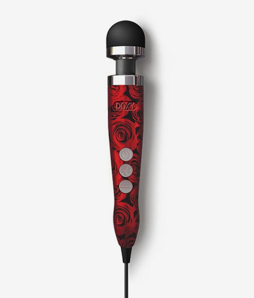Doxy Number 3 Wand Massager Rose Pattern