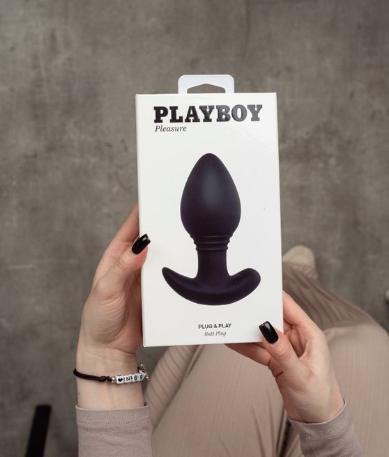 Playboy plug play anální vibrátor s dálkovým ovladačem