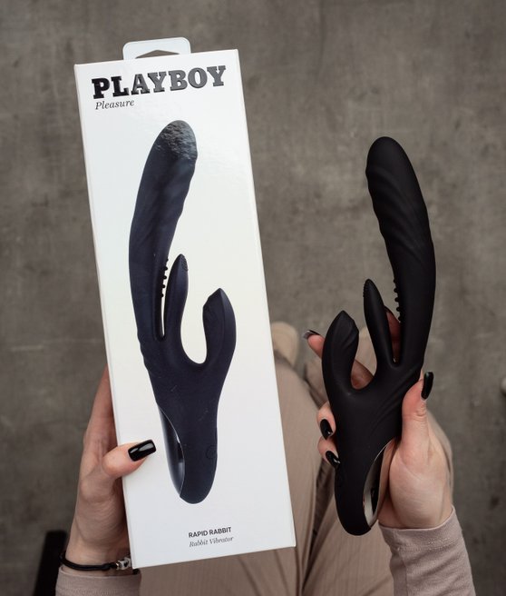 Playboy rapid rabbit trojitý vibrátor