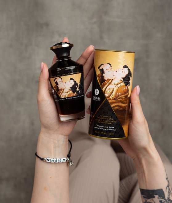 Shunga Aphrodisiac Warming Oil Creamy Latte 100 ml