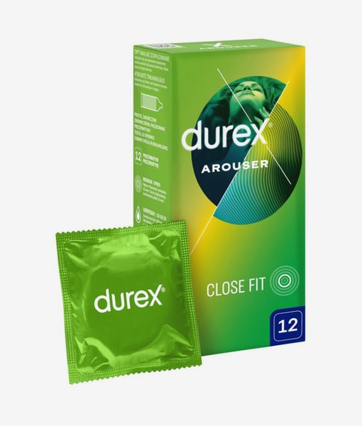 Pruhované Durex Kondomy Arouser