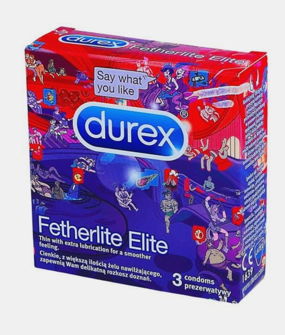 Super tenké latexové Durex Kondomy Fetherlite Emoji