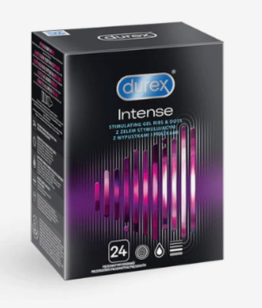 Durex Kondomy Intense zvyšující citlivost