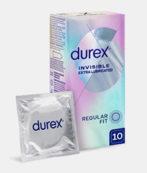 Durex Kondomy Invisible Lubricated
