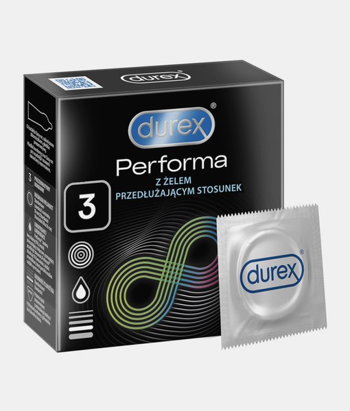 Durex Kondomy Performa prodlužující pohlavní styk