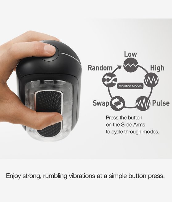 Tenga Flip Zero Gravity Electronic masturbator z wibracjami czarny