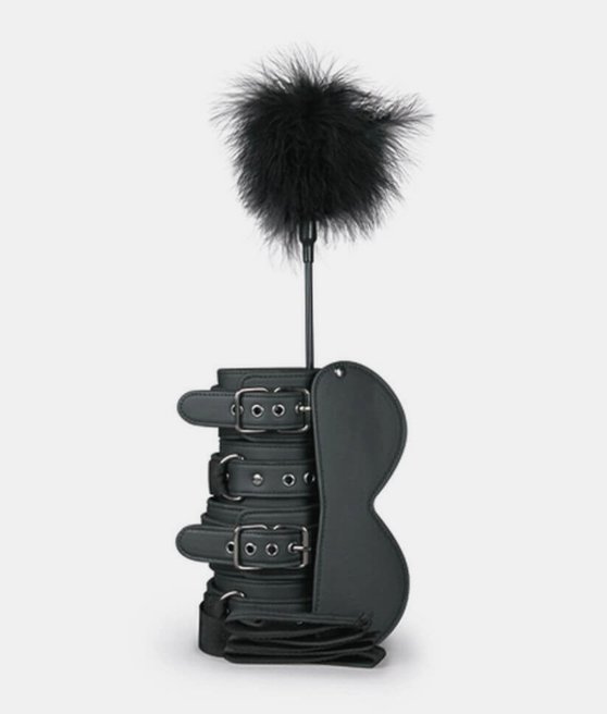 Easytoys Fetish Collection Bondage Kit handcuffs, ankle cuffs eye mask