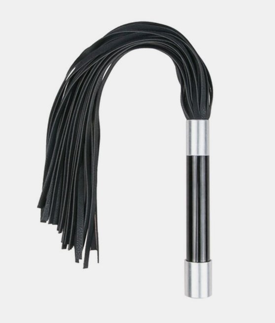 Easytoys Fetish Collection Long Flogger With Metal Grip