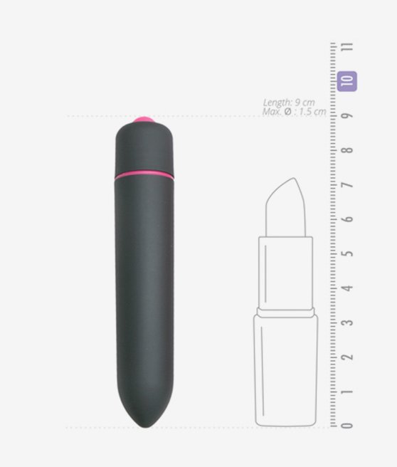 Easytoys 10 Speed Bullet vibrátor Black
