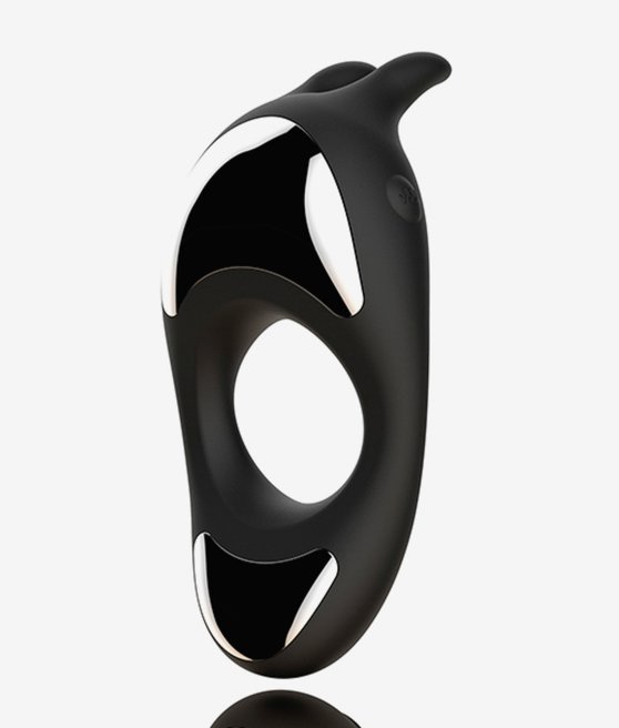 FeelzToys Zeus Dual Vibe Cock Ring Black